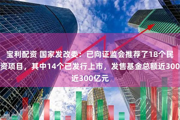 宝利配资 国家发改委：已向证监会推荐了18个民间投资项目，其中14个已发行上市，发售基金总额近300亿元